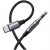 Аудио кабель Ugreen AV143 USB-C - 3,5мм, M/M Aluminum Shell, 1m, Deep Gray, 30633 в Metoo.kz - Metoo (2)
