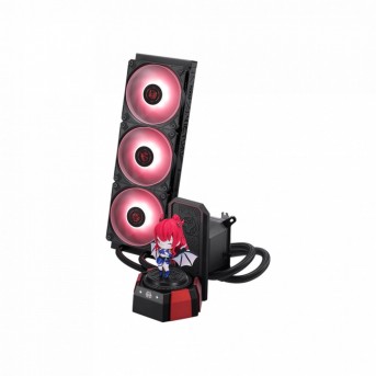 Водяное охлаждение для CPU MSI CORELIQUID A17 MLG EDITION 1700/1851/AM4/AM5 ARGB Fan 3x120mm Черный в Metoo.kz - Metoo (4)