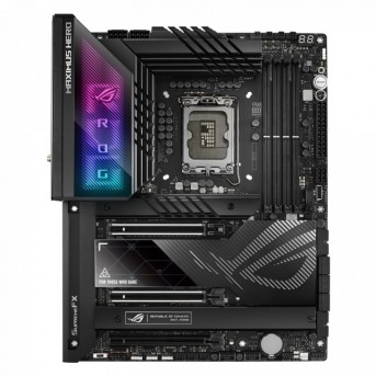 Сист. плата ASUS ROG MAXIMUS Z790 HERO, Z790, 1700, 4xDIMM DDR5,3xPCI-E x16,3xM.2,6xSATA,HDMI,2 x Intel® Thunderbolt,BOX в Metoo.kz - Metoo (1)