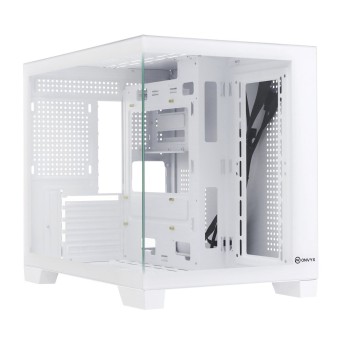 Компьютерный корпус ONVYX PCM420W, Без БП, 1xUSB3.0, 2xUSB2.0, HD-Audio, M-ATX/ITX, White в Metoo.kz - Metoo (1)