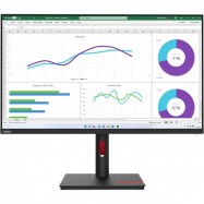 ThinkVision T32h-30 / 31.5" / IPS / 16:9 / 60 Hz / 4–6 ms / 2560 x 1440 pixels / 350 cd/m / Raven Black / Warranty 36 month 63D3GAT1EU