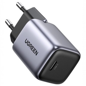 Зарядное устройство Ugreen CD319 USB-C GaN Fast Charger 30W EU Space Gray 90666 в Metoo.kz - Metoo (1)