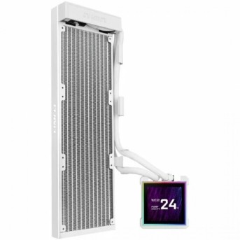 Водяное охлаждение для CPU Lian Li HydroShift II LCD-S 360 Fanless White G89.GHS2LCDS36NW.00 в Metoo.kz - Metoo (2)