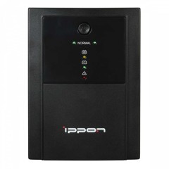 ИБП Ippon Back Basic 2200, 2200VA, 1320Вт, AVR 162-280В, 6хС13, управление по USB, без комлекта кабелей