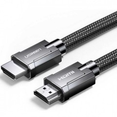 Кабель Ugreen HD135 HDMI M/M Round Cable Zinc Alloy Shell Braided 1.5m (Gray) 70320..