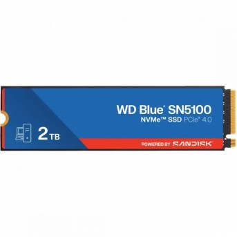 Твердотельный накопитель 2000GB SSD WD BLUE SN5100 M.2 2280 NVMe 4.0 R7100/W6700MB/s WDS200T5B0E в Metoo.kz - Metoo (2)