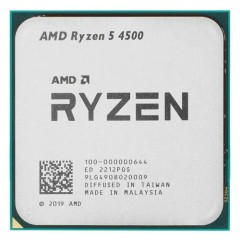 Процессор CPU AMD Ryzen 5 4500, 3.6(up to 4.1)GHz, 6C/12T, 3+8Mb, TDP 65W, Socket AM4, oem..