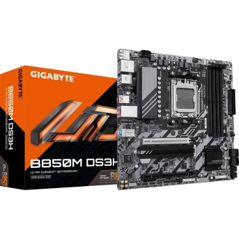 Материнская плата GIGABYTE B850M DS3H, AM5 B850, 4xDDR5, 2xDP+1xHDMI, USB4, mATX в Metoo.kz - Metoo (4)