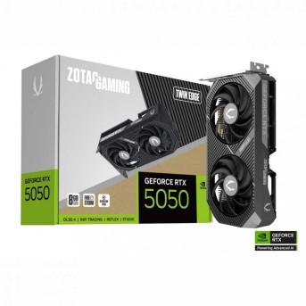 Видеокарта ZOTAC RTX 5060 TWIN EDGE OC (ZT-B50600H-10M), 8Gb/128 bit, HDMIx1+DPx3, PCIe5.0 в Metoo.kz - Metoo (5)
