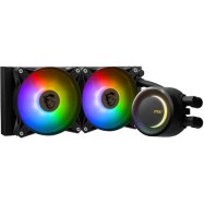Водяное охлаждение для CPU MSI MAG CORELIQUID E240. Socket Intel/AMD, 4pin, Fan 2x120см, ARGB, Black