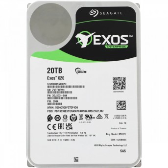 Корпоративный жесткий диск 20Tb Seagate EXOS X24 SATA3 3.5" 512E/4KN ST20000NM002H в Metoo.kz - Metoo (1)