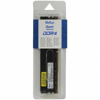 Модуль памяти Netac Basic, NTBSD4P32SP-16, DDR4 DIMM, 16Gb, 3200Mhz, C16 в Metoo.kz - Metoo (2)