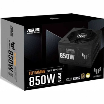 Блок питания ASUS TUF-GAMING-850G, full modular, ATX12V/<wbr>80Plus Gold, ATX 3.0, Black - Metoo (12)