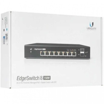 Коммутатор 8PORT 1000M 2SFP POE ES-8-150W UBIQUITI в Metoo.kz - Metoo (6)