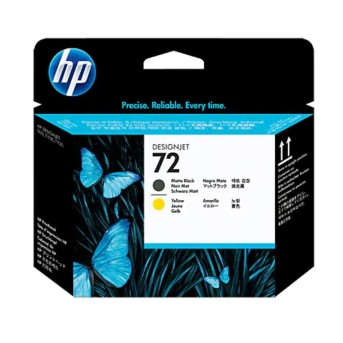 Печатающая головка HP C9384A №72 черная и желтая - Metoo (1)