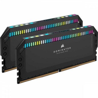 Corsair DDR5, 6000MT/<wbr>s 32GB 2x16GB DIMM, Unbuffered, 36-38-38-76, OC PMIC, XMP 3.0, DOMINATOR PLATINUM RGB DDR5 Black Heatspreader, RGB LED, 1.25V, EAN:0840006660774 - Metoo (2)