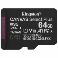 Карта памяти MicroSD 64GB Class 10 UHS-I Kingston SDCS3/64GBSP..