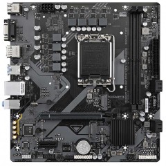 Материнская плата GIGABYTE B760M E, LGA1700, B760, PCIe4.0, 2xDDR5, D-SUB+HDMI+DP, 2xM.2, mATX