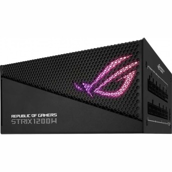 Блок питания ROG STRIX 1200W Gold Aura Edition, 80 PLUS Gold, ARGB, FULL MODULAR, BOX в Metoo.kz - Metoo (9)