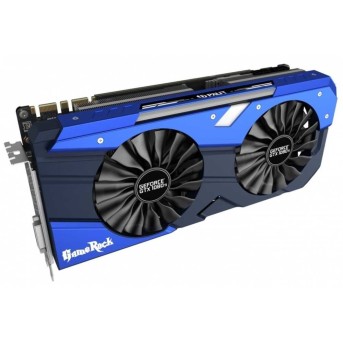 Видеокарта PALIT GTX1080Ti GAMEROCK 11G GDDR5X 352bit DVI 3-DP HDMI (A) NEB108TT15LC-1020G в Metoo.kz - Metoo (1)