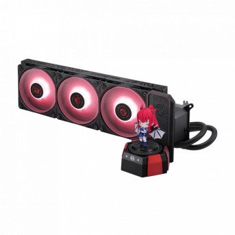 Водяное охлаждение для CPU MSI CORELIQUID A17 MLG EDITION 1700/1851/AM4/AM5 ARGB Fan 3x120mm Черный в Metoo.kz - Metoo (2)