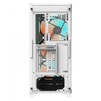 Компьютерный корпус GigaByte C301 GLASS WHITE V2, Без БП, 2xUSB3.0/Type-C, 4xARGB, White, E-ATX в Metoo.kz - Metoo (4)