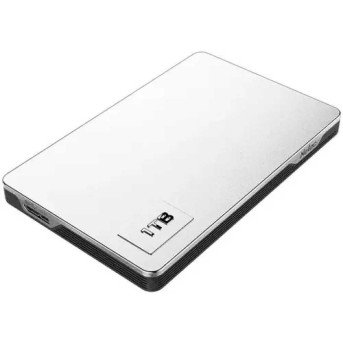 Внешний жесткий диск 1Tb, Netac K338, USB 3.0, Silver+Grey, Aluminium Alloy, Plastic Housing в Metoo.kz - Metoo (3)