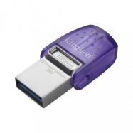 USB Flash Kingston 128 GB, DataTraveler MicroDuo 3C, USB 3.2, Type-C, Violet, DTDUO3CG3/128GB