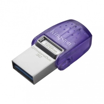 USB Flash Kingston 128 GB, DataTraveler MicroDuo 3C, USB 3.2, Type-C, Violet, DTDUO3CG3/128GB в Metoo.kz - Metoo (1)