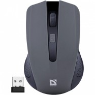 Мышь Defender Accura MM-935 (52936), 3key+колесо, Optical 800-1600dpi, 2AAA, Wireless/USB, серый..