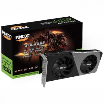 Видеокарта Inno3D GeForce RTX4070Ti SUPER Twin X2 OC, 16G GDDR6X HDMI 3xDP N407TS2-166XX-186156N в Metoo.kz - Metoo (2)