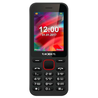 Мобильный телефон teXet TM-215 Черный - Metoo (1)