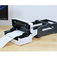 Принтер этикеток термо Пионер RP421 (203DPI, 130мм, USB) + внешний  держатель рулона этикеток для RP421
