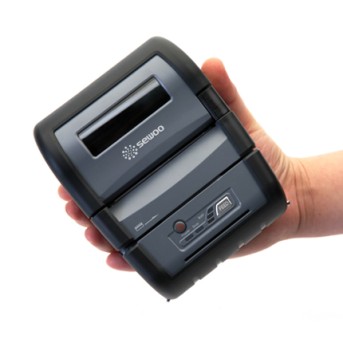 Принтер этикеток и чеков мобильный Sewoo LK-P30II SB (203 DPI, 80/<wbr>/72мм, Serial, USB, BT) - Metoo (3)