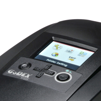 Принтер этикеток термотрансферный Godex RT200i (203DPI, 58/54/12,7, USB & Serial & Ethernet, 5IPS, 16MB SDRAM, 8MB Flash, RTC, USB host, Color LCD) в Metoo.kz - Metoo (2)