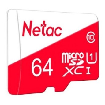 Карта памяти MicroSD Netac P500 ECO MicroSDXC 64GB, Class 10, retail pack - Metoo (1)