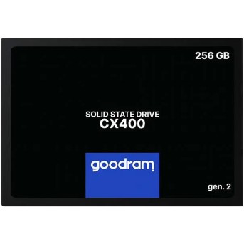 SSD накопитель 256Gb GOODRAM CX400 SSDPR-CX400-256-G2, 2.5”, SATA III - Metoo (1)