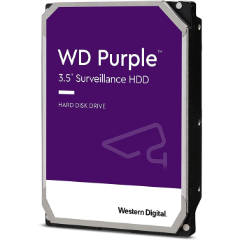 Жесткий диск для видеонаблюдения HDD 4Tb Western Digital Purple SATA 6Gb/<wbr>s 256Mb 3,5" WD42PURZ - Metoo (1)