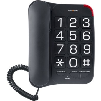 Телефон teXet ТХ-201 Черный - Metoo (1)