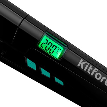Выпрямитель Kitfort КТ-3226-3 черно-бирюзовый - Metoo (3)