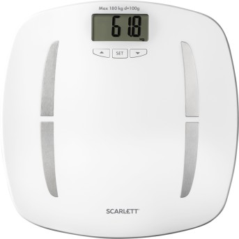 Весы напольные Scarlett SC-BS33ED80, White - Metoo (1)