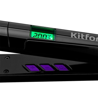 Выпрямитель Kitfort КТ-3226-1 черно-фиолетовый - Metoo (4)