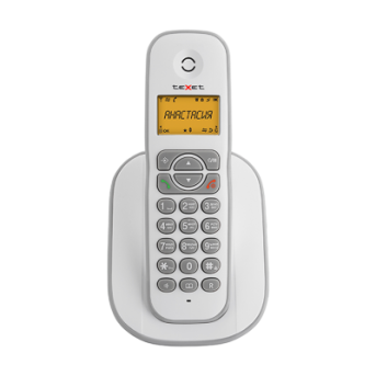 Радиотелефон teXet TX-D4505A Бело-серый - Metoo (1)