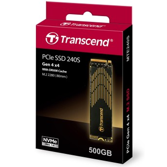 SSD накопитель 500GB Transcend TS500GMTE240S, M2, PCIe 4.0 - Metoo (2)