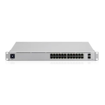 Коммутатор 24PORT 1000M POE 2SFP+ UBIQUITI Unifi Switch Pro 24 POE, 400W (up to 64W channel) - Metoo (1)