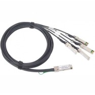 Аксессуар для сетевого оборудования Juniper QSFP+ to SFP+ 10 Gigabit Ethernet Direct Attach Break out Copper (3M) QFX-QSFP-DACBO-3M (Кабель)
