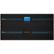 Источник бесперебойного питания Delta Battery New RT 8kVA S w/ 20x9Ah batt. & PDB UPS802R2RT0B035 (Двойное преобразование (On-Line), C возможностью установки в стойку, 8000 ВА, 8000)