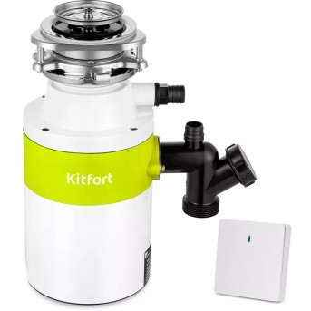 Измельчитель отходов Kitfort КТ-2091 бело-салатовый - Metoo (1)