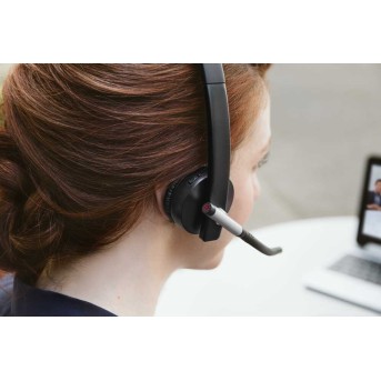 Гарнитура беспроводная Logitech H820e Mono (DECT, в комплекте зарядная подставка, адаптер переменного тока, USB-кабель) (M/<wbr>N: A-00058) - Metoo (8)
