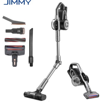 Пылесос вертикальный Jimmy Cordless Vacuum Cleaner H10 Flex Hercules Black+Silver - Metoo (2)